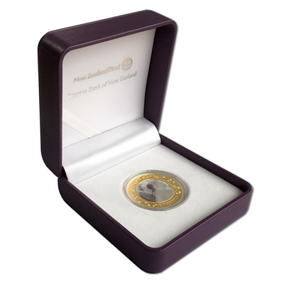 2016 NZ $1 1oz Silver Proof Coin - QEII 90th Birthday